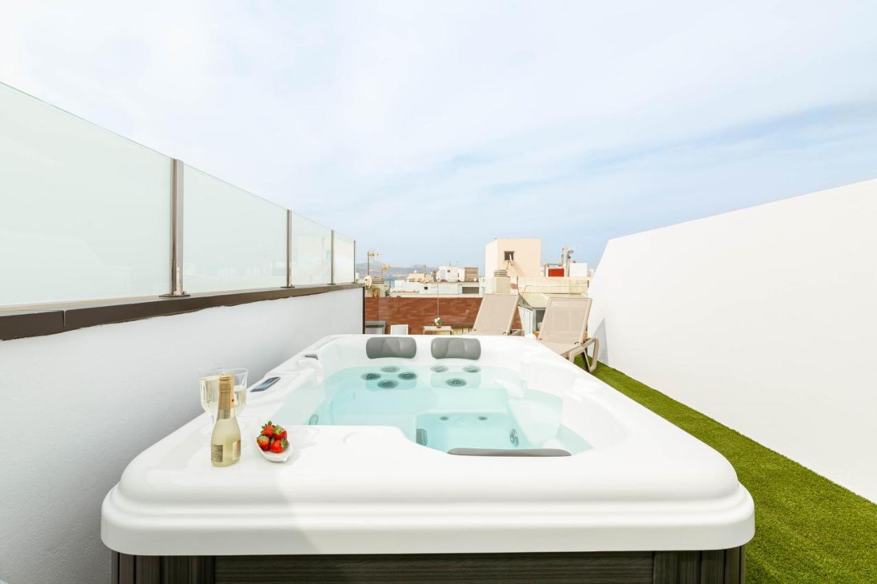 大加那利岛拉斯帕尔马斯Luxury Penthouse With Jacuzzi La Strada公寓 外观 照片